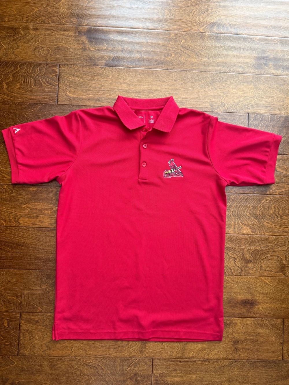 Antigua St. Louis Cardinals Red Polo Shirt Men's Size Medium MLB Baseball